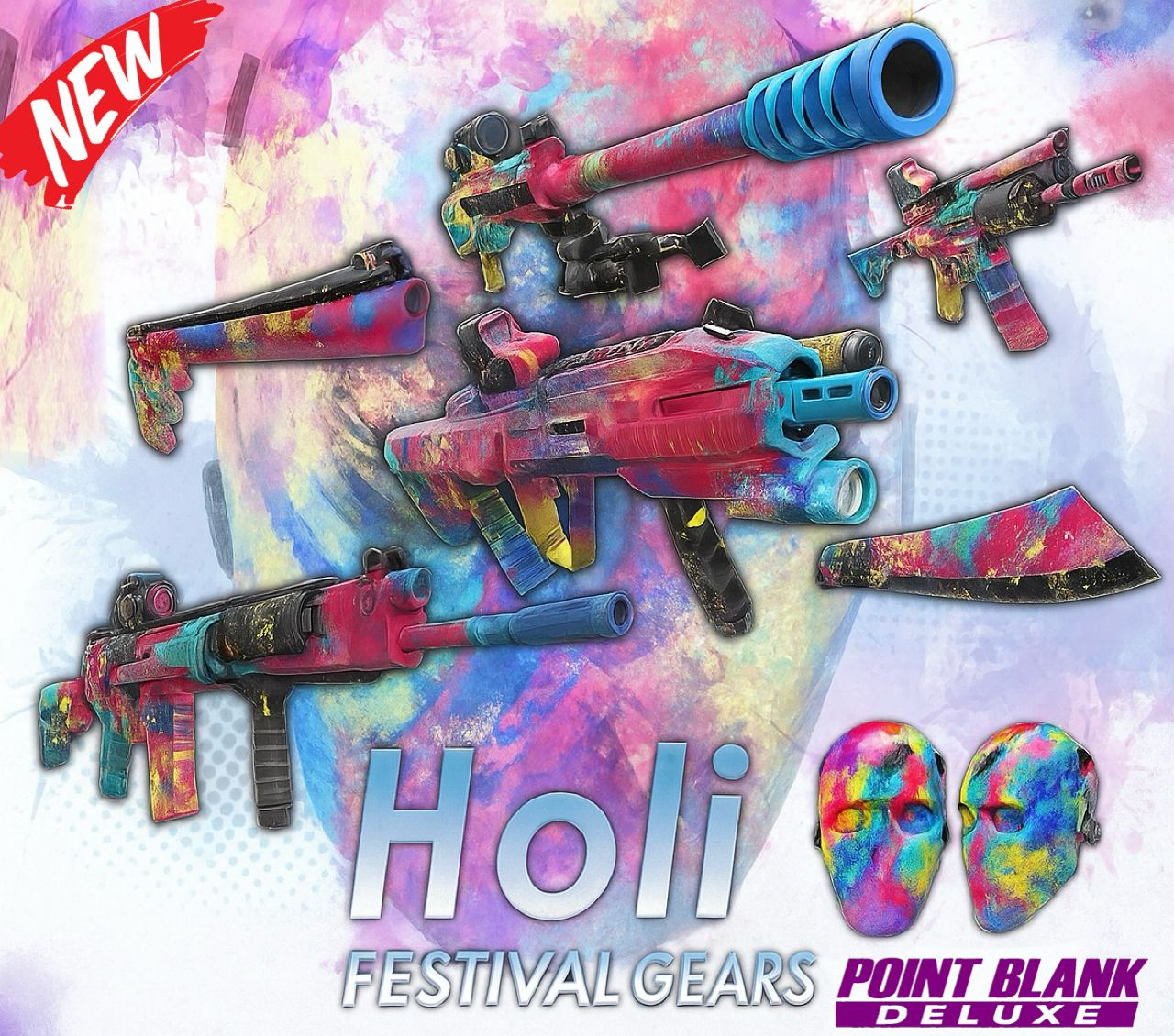 Pack Holi Festival Gears